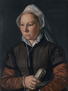 Portrait of a Young Woman, 1562, Joachim Beuckelaer, Netherlandish, c. 1535-c. 1574, Flanders, Oil