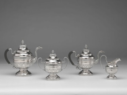 Tea and Coffee Service, 1809/12, Jean-Simon Chaudron, American, born France, 1758–1846, Anthony