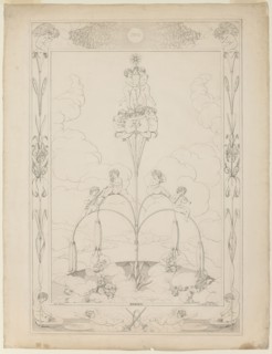 Morning, 1803/05, Phillip Otto Runge, German, 1777-1810, Germany, Etching and engraving on cream