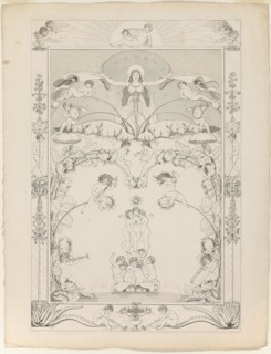 Evening, 1803/05, Phillip Otto Runge, German, 1777-1810, Germany, Etching and engraving on cream