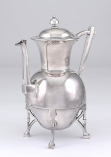 Coffee or Tea Service, 1870/73, Webster Manufacturing Company, American, 1859–1873, Brooklyn, N.Y.,