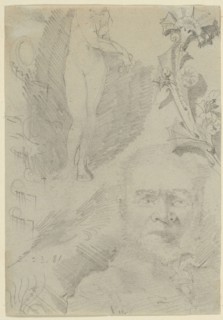 Multiple Sketches, 1881, Louis H. Sullivan, American, 1856-1924, United States, Graphite on paper,