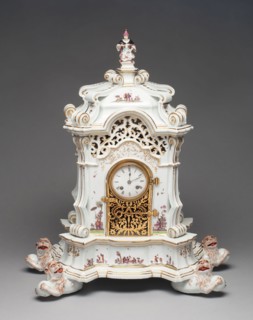Clock, 1727/30, Meissen Porcelain Manufactory, German, founded 1710, Modeled by George Fritzsche