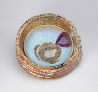 Bowl in Saggar, Yuan dynasty (1279–1368), late 13th/early 14th century, China, Hunan, Bowl: Jun
