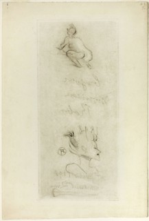 Bonjour Monsieur Robin, 1898, Henri de Toulouse-Lautrec, French, 1864-1901, France, Drypoint in