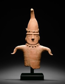 Head and Torso of a Dancing Figure, 5th–7th century, Japan, Earthenware, 48.3 × 35 × 15.8 cm
