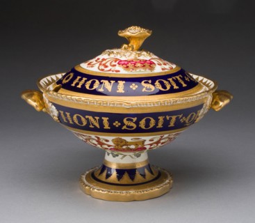 Covered Cream Bowl, c. 1820, Worcester Porcelain Factory (Flight, Barr & Barr Period), English,