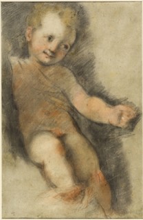 Christ Child: Study for the Madonna di San Giovanni, c. 1565, Federico Barocci, Italian, c.