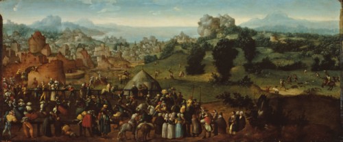 Landscape with Tournament and Hunters, 1519/20, Jan van Scorel, Netherlandish, 1495-1562,