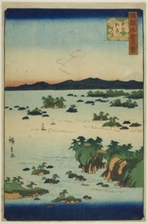 Actual View of Matsu Island, Oshu Province (Oshu Matsushima shinkei) from the series One Hundred