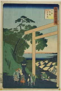 Daijin Shrine at Funabashi, Shimosa Province (Shimosa Funabashi Daijingu) from the series One