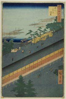 The Hall of Thirty-Three Bays at Fukagawa (Fukagawa Sanjusangendo), from the series One Hundred
