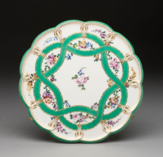 Footed Tray, 1757, Sèvres Porcelain Manufactory, French, founded 1740, Sèvres, Soft-paste