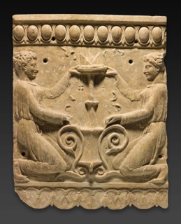 Relief Plaque, Early 1st century AD, Roman, Rome, terracotta, 58.8 × 46.9 × 5 cm (23 1/4 × 18 3/8 ×