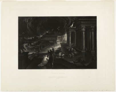 Seventh Plague, from Illustrations of the Bible, 1833, John Martin, English, 1789-1854, England,