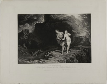 The Expulsion, from Illustrations of the Bible, 1831, John Martin, English, 1789-1854, England,