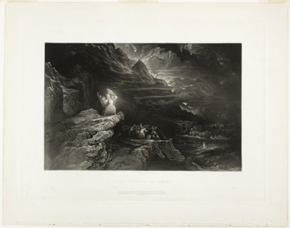 Moses Breaketh The Tables, from Illustrations of the Bible, 1833/34, John Martin, English,