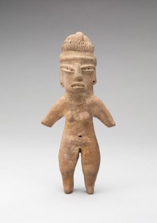 Female Figure, c. 400 B.C., Tlatilco, Preclassic period, Valley of Mexico, Mexico, México, Ceramic