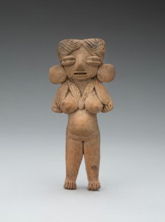 Female Figure, 500/300 B.C., Chupícuaro, Guanajuato or Michoacán, Mexico, México, Ceramic and
