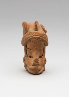 Head of a Female, c. 600 B.C., Preclassic period, Mexico or Guatemala, México, Ceramic and pigment