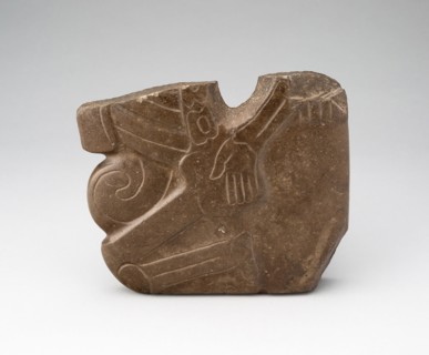 Fragment of a Hacha, c. A.D. 800, Classic Veracruz, Veracruz, Mexico, Veracruz state, Stone, 17.5 x
