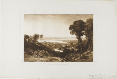 Junction of the Severn and Wye, plate 28 from Liber Studiorum, Published June 1811, Joseph Mallord
