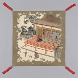 Fukusa (Gift Cover), late Edo period (1789–1868)/ Meiji period (1868–1912), 1875/1900, Japan, Mon