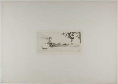 Cupid, plate ten from A Glove, 1881, Max Klinger, German, 1857-1920, Germany, Etching and aquatint