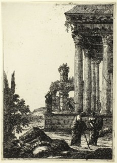 A Young Woman Giving Directions to a Person, n.d., Jean Le Pautre, French, 1618-1682, France,