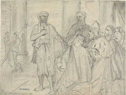 Othello’s Speech to the Senators of Venice, c. 1844, Théodore Chassériau, French, 1819-1856,