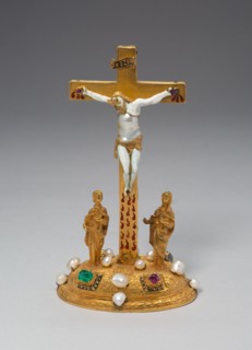 Christ on the Cross with the Virgin and Saint John the Evangelist, 1575/1600 with 19th–century