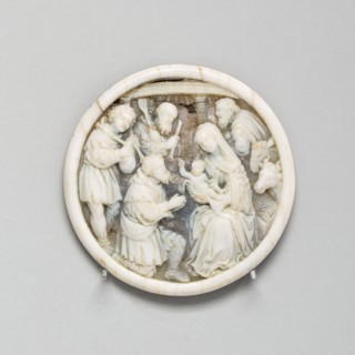 Plaque with Adoration of the Shepherds, first third of the 16th century, French (Paris?) or