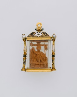 Double-Sided Pendant Shaped as a Temple with the Deposition and the Resurrection, 16th century,