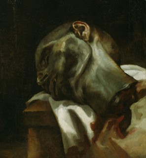 Head of a Guillotined Man, 1818/19, Jean Louis André Théodore Géricault, French, 1791-1824, France,