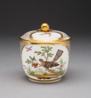 Sugar Bowl, 1781, Sèvres Porcelain Manufactory, French, founded 1740, Painted by Philippe Castel