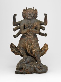 Gozanze Myo-o, 1680, Nakabayashi Gennai, Japanese, active 1650/1700, Japan, Wood with polychromy,