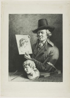 Self-Portrait, 1796, Jean-Jacques de Boissieu, French, 1736-1810, France, Etching and drypoint in
