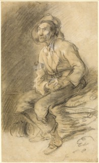 A Woodman Seated on a Bundle of Faggots, 1787, Thomas Gainsborough, English, 1727-1788, England,