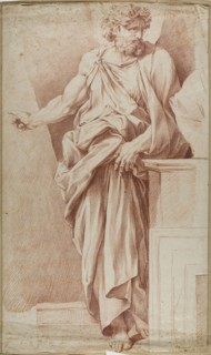 Standing Man, Pointing with Right Hand, n.d., After Raffaello Sanzio, called Raphael, Italian,