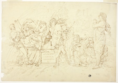 The Entombment of Christ, n.d., Andrea Mantegna, after, Italian, 1431-1506, [1465/1475], Italy, Pen