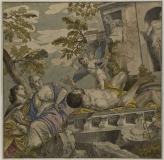 Allegory of Love: Scorn, n.d., after Paolo Caliari, called Veronese, Italian, 1528-1588, Italy, Pen