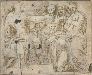 Family of Darius before Alexander, n.d., After Polidoro Caldara, called Polidoro da Caravaggio,