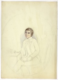 Study for Portrait of Boy with Book, n.d., Elizabeth Murray, English, c. 1815-1882, England,