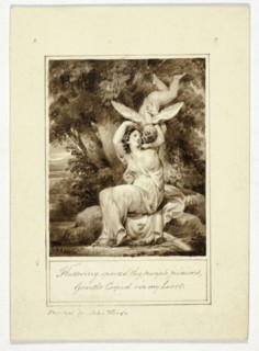Fluttering Spread Thy Purple Pinions, Gentle, n.d., John Wood, the younger, English, 1728-1781,