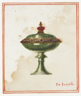 Jasper Covered Dish, n.d., Giuseppe Grisoni, Italian, born Flanders, 1699-1769, Flanders, Gouache,