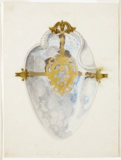 Overview of Shell with Medici Coat of Arms, n.d., Giuseppe Grisoni, Italian, born Flanders,