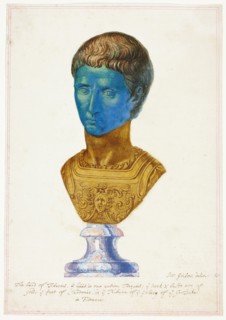 Head of Tiberius, n.d., Giuseppe Grisoni, Italian, born Flanders, 1699-1769, Italy, Gouache,