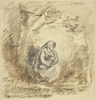 Mother and Child, n.d., Unknown Artist (British, 18th century), or possibly Thomas Gainsborough
