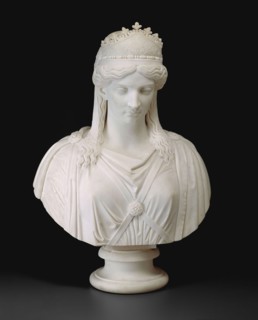 Zenobia, Queen of Palmyra, modeled c. 1859, carved after 1859, Harriet Hosmer, American, 1830–1908,