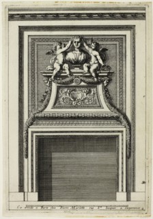 Chimneys in the Italian Manner, n.d., Jean Le Pautre, French, 1618-1682, France, Etching on ivory